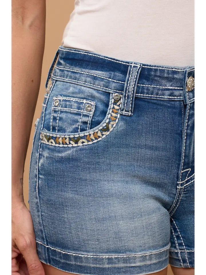 Westfield Eagle Bling Western Shorts