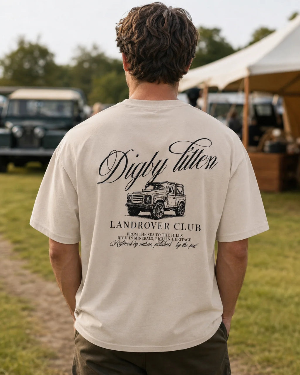 Unisex Landrover Script T-Shirt