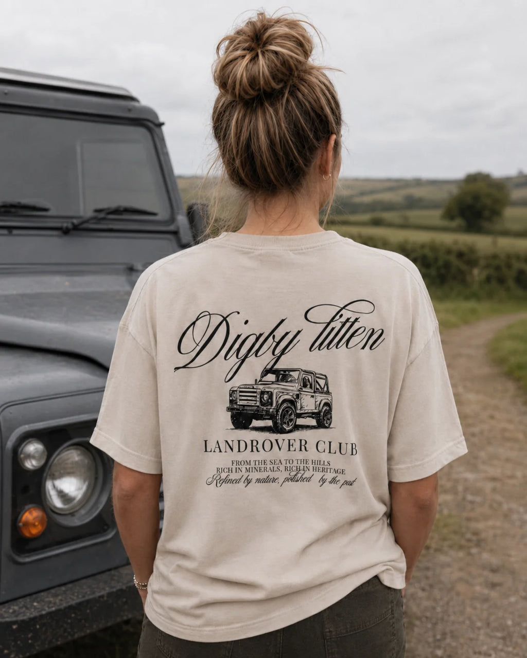 Unisex Landrover Script T-Shirt