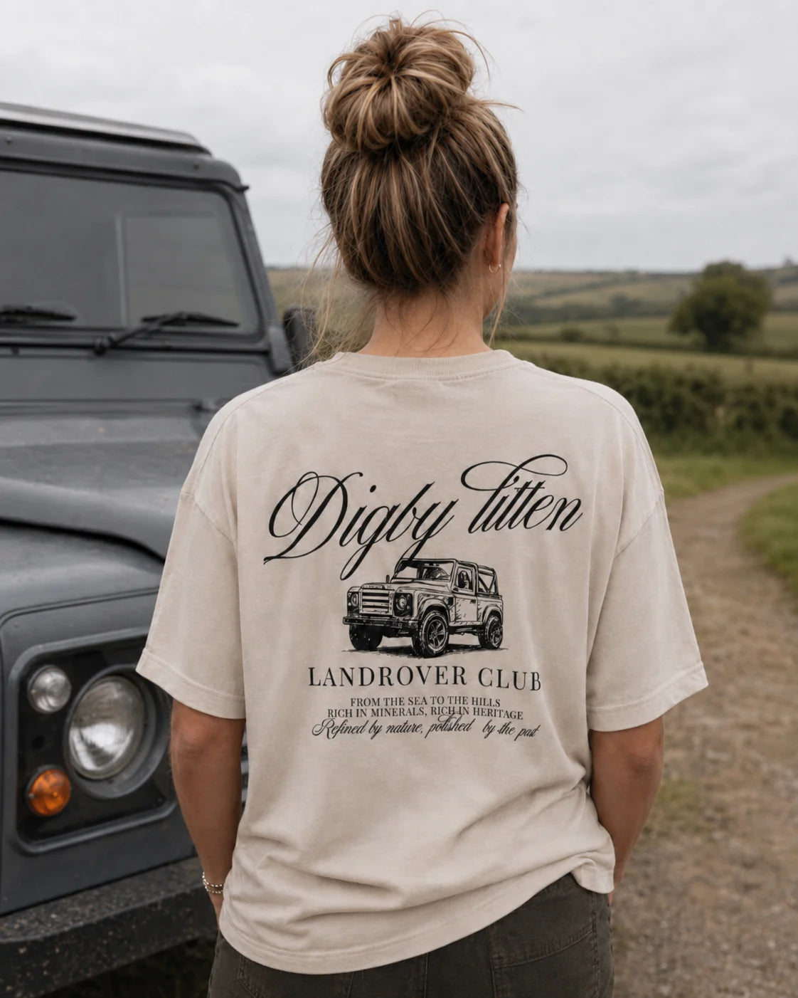 Unisex Landrover Script T-Shirt