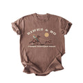 Unisex Open The Gate Brown T-Shirt