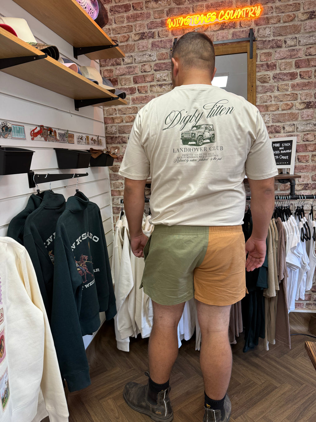 Unisex Landrover Script T-Shirt