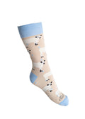 Country Moos White Cow Crew Socks