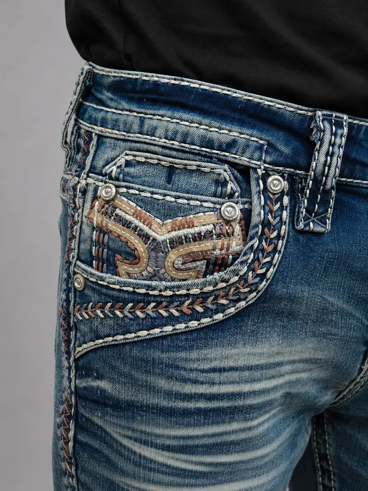 Mens Westfield Eagle Straight Jeans