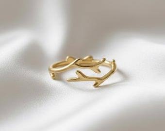 Adjustable Antler Ring