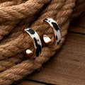 Cow Print Hoop Earrings